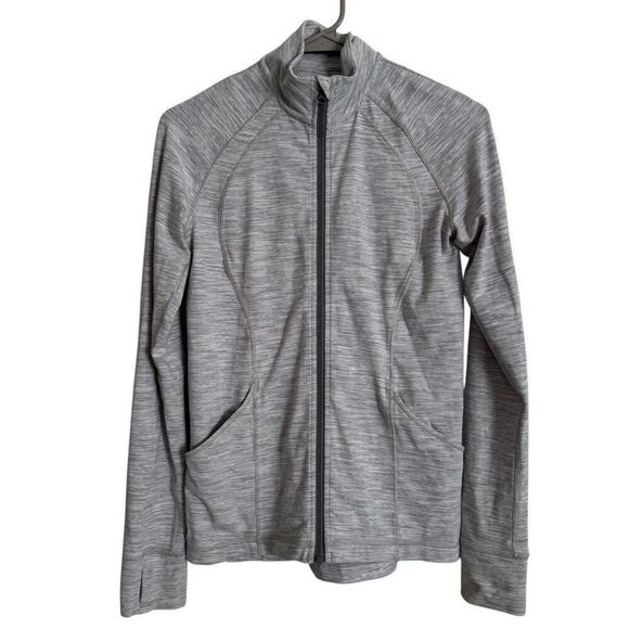 Lululemon Sunshine Salutation Jacket 6 Heather Grey - Picture 2 of 6